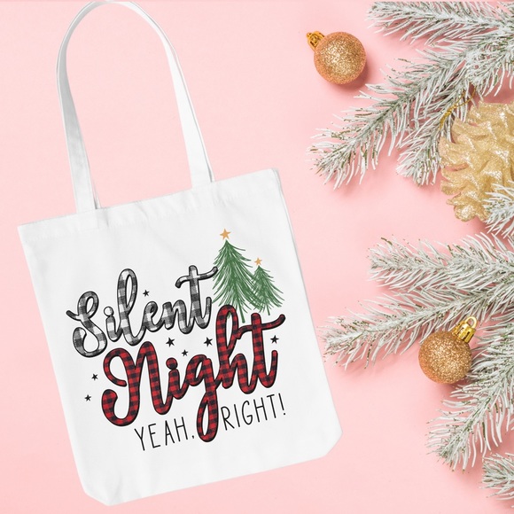 Christmas Tote Bags - Picture 1 of 12